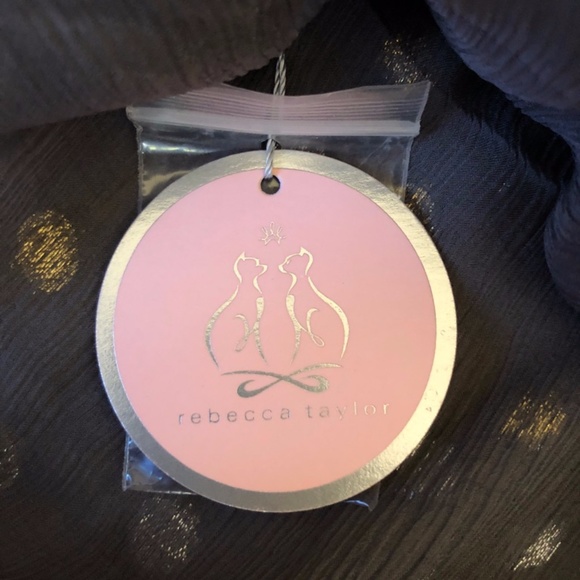 NWT - Rebecca Taylor Gray Silk Tank Top 6 - Picture 10 of 13